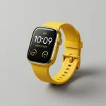 Yellow Colour Smart Watch